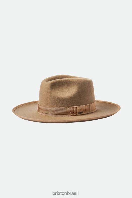 acessórios Brixton reno fedora areia homens 2TDHFZ221